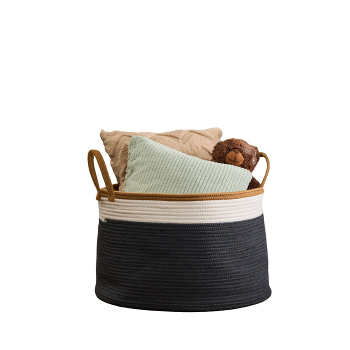Francis - Cotton Round Laundry And Storage Basket