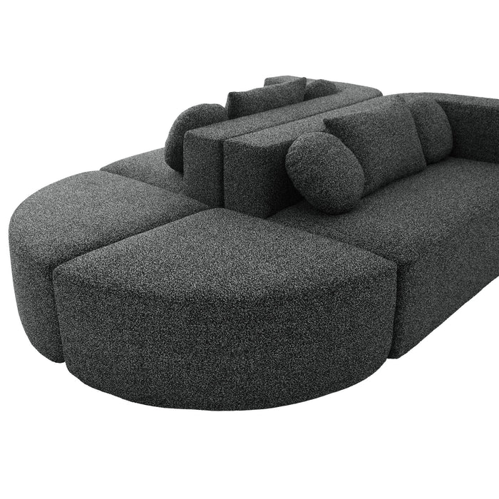 Boneless - Couch Modular Sectional Sofa With Deep Seating And Curved Design