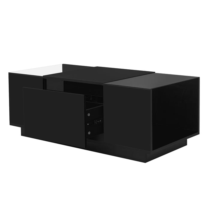 LED Coffee Table, Modern Center Table