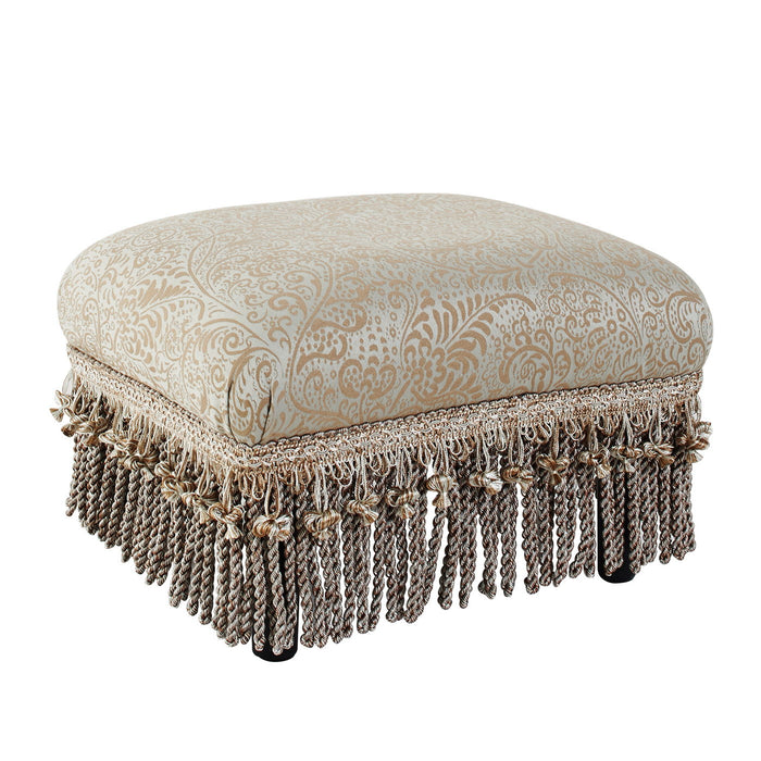 Fiona - Handcrafted Accent Footstool Ottoman
