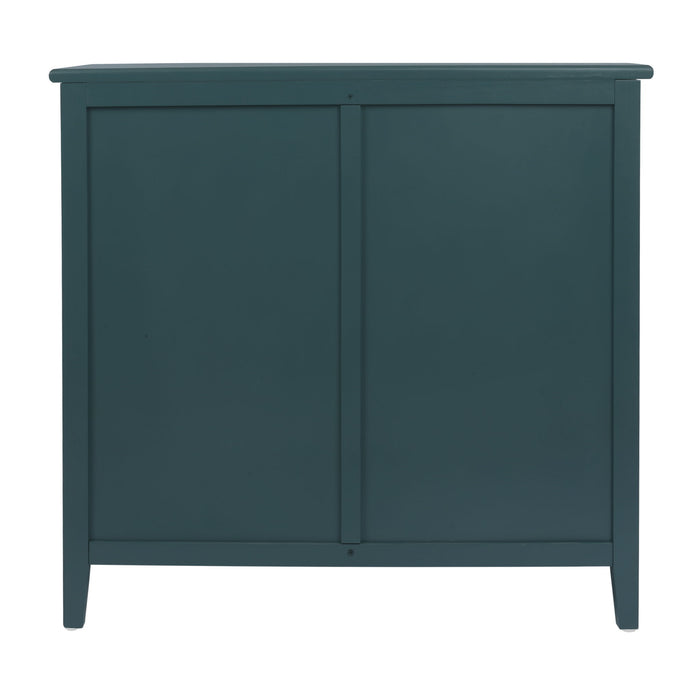 3 Drawer Cabinet, Natural Rattan, American Furniture