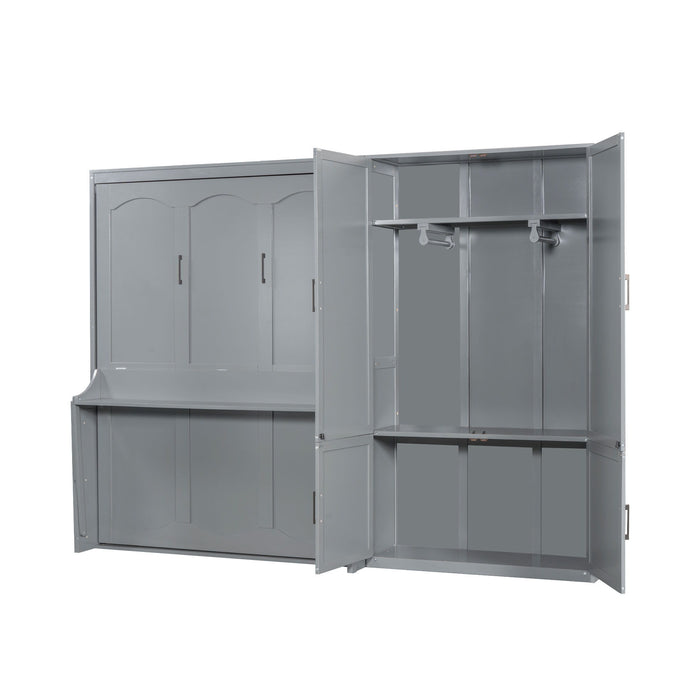 Murphy Elegant Wall Bed With Closet