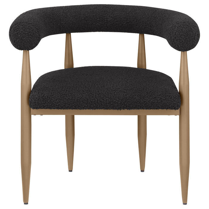 Crofton - Upholstered Dining Arm Chair (Set of 2) - Black