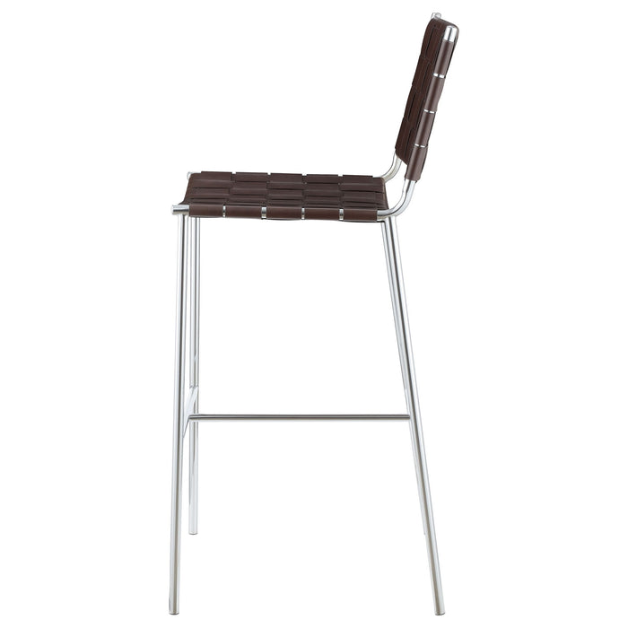 Langton - Upholstered Bar Chair - Brown