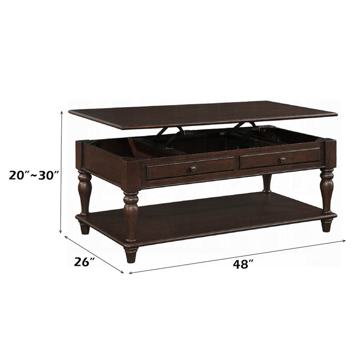 Farrel - Coffee Table With Lift Top - Walnut