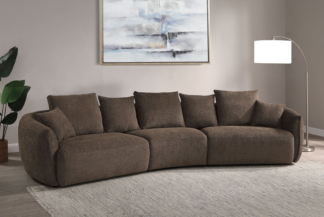 Bash - Anthology Boucle Sofa With Pillows - Brown