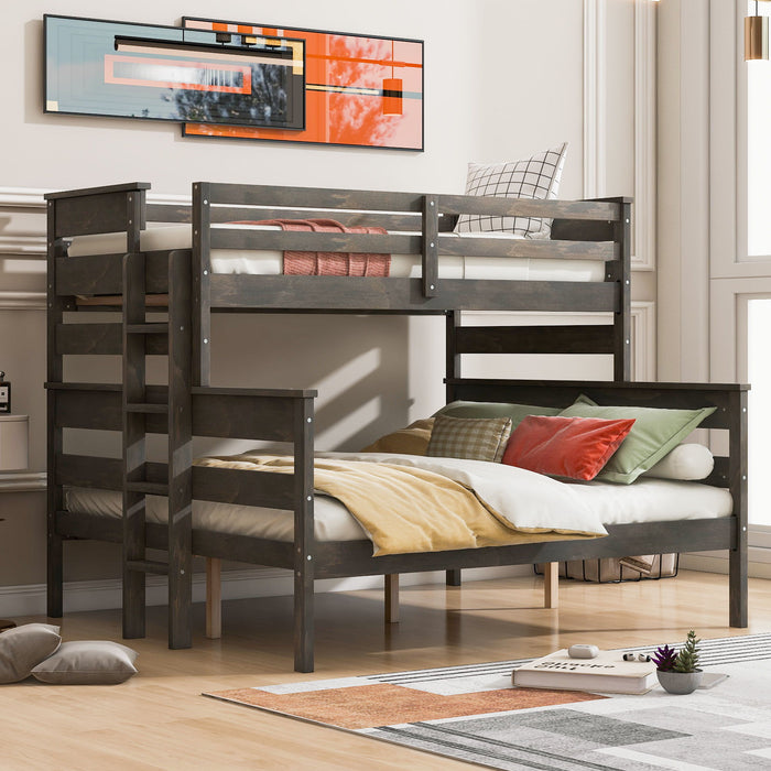 Detachable Design Bunk Bed With Ladder