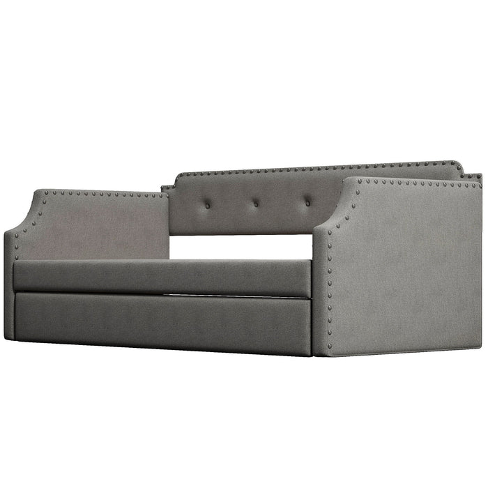 Upholstered Daybed With Trundle