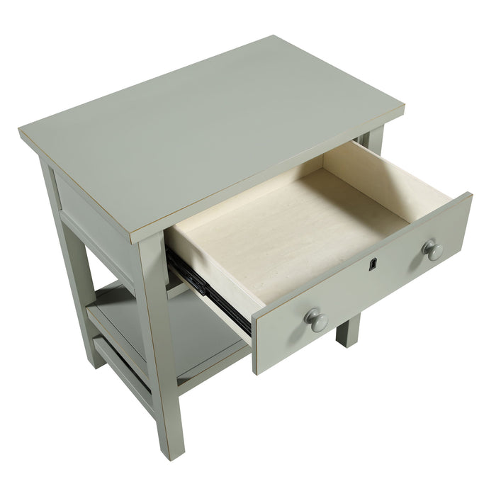 Finley - 1 Drawer Storage Nightstand