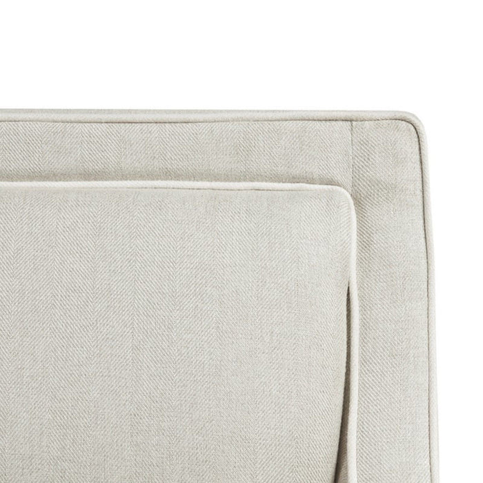 Refined - Arm Chair - Cream / Dark Brown