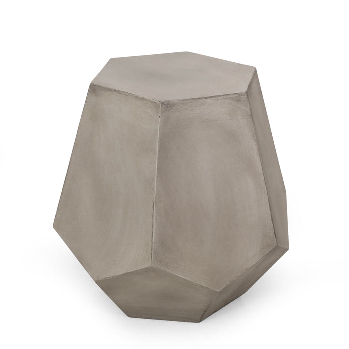 Outdoor Calgary Side Table - Light Gray