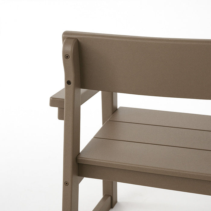 5 Piece Outdoor Dining Set, Table With Umbrella Hole And 4 Armrest Chairs