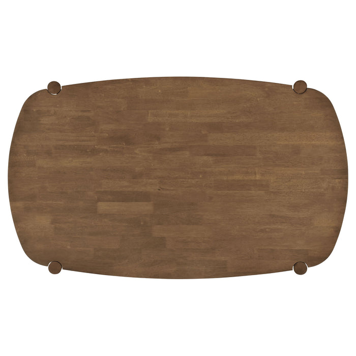 Dortch Oval 63-inch Solid Wood Dining Table Walnut