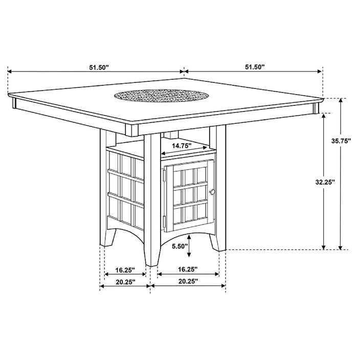 Tolland - Dining Set With Built In Storage