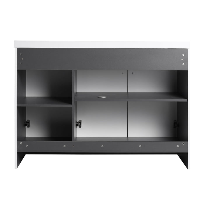 Modern Freestanding Bathroom Vanity With Soft Close Cabinet Doors