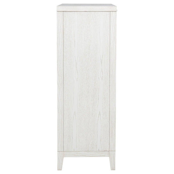 Inverness - 5 Drawer Bedroom Chest - White