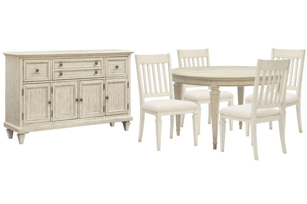 Newport - Extendable Round Dining Table Set