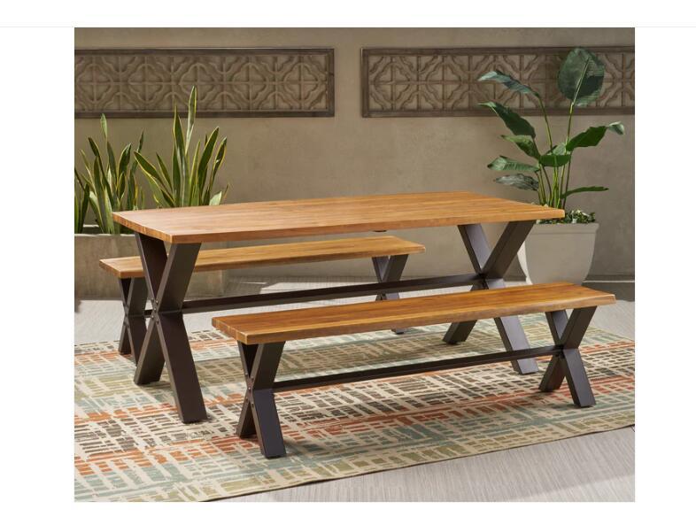 Sanibel - 3 Piece Dining Set - Teak