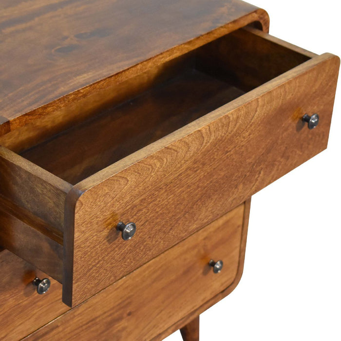 3 Drawer Mini Curved Chest