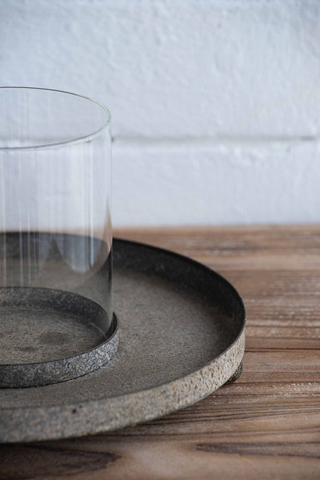 Ophira Sparrow Candle Holders (Set of 2) - Antique Gray