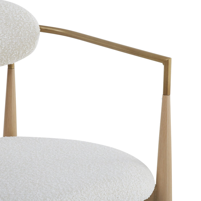 Upholstered Barstools With Back For Kitchen (Set of 2)