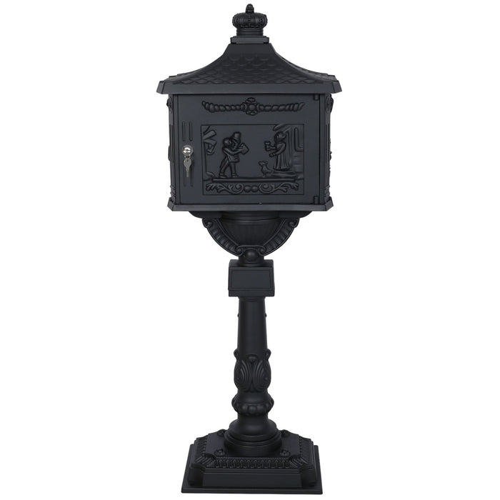 Cast Aluminum Mail Box, Postal Box, Mailbox