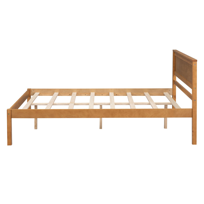 Platform Bed Frame With Headboard