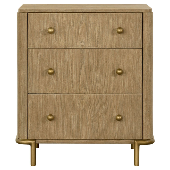Arini 3-drawer Nightstand Sand Wash