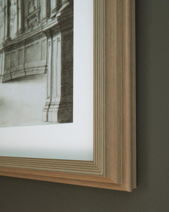 Jebkins - Wall Art - Black / Walnut