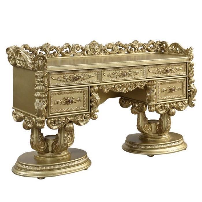 Bernadette - Vanity Desk - Gold