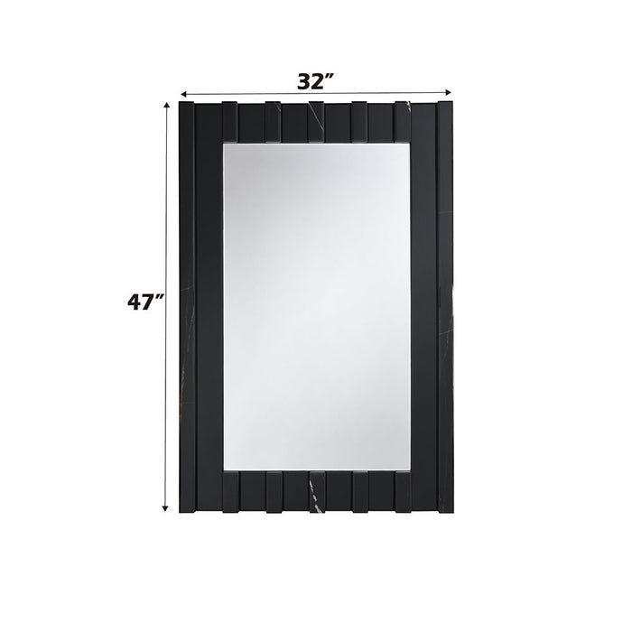 Drisana - Accent Mirror - Black Mirrored