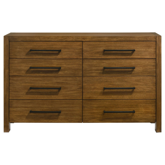 Adderley 8-drawer Bedroom Dresser Cabinet Warm Brown