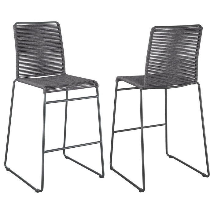 Jerome - Bar Chair (Set of 2) - Charcoal