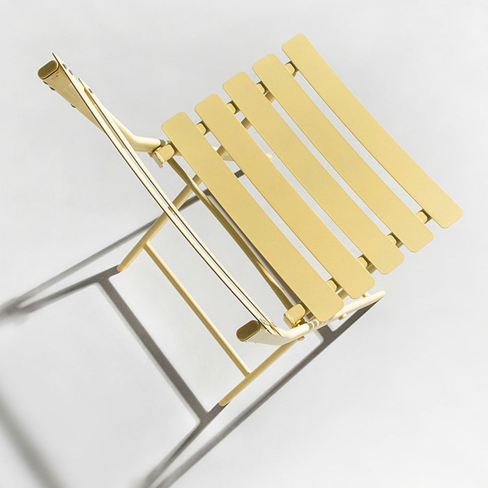 3 Piece Patio Bistro Set Of Foldable Square Table And Chairs