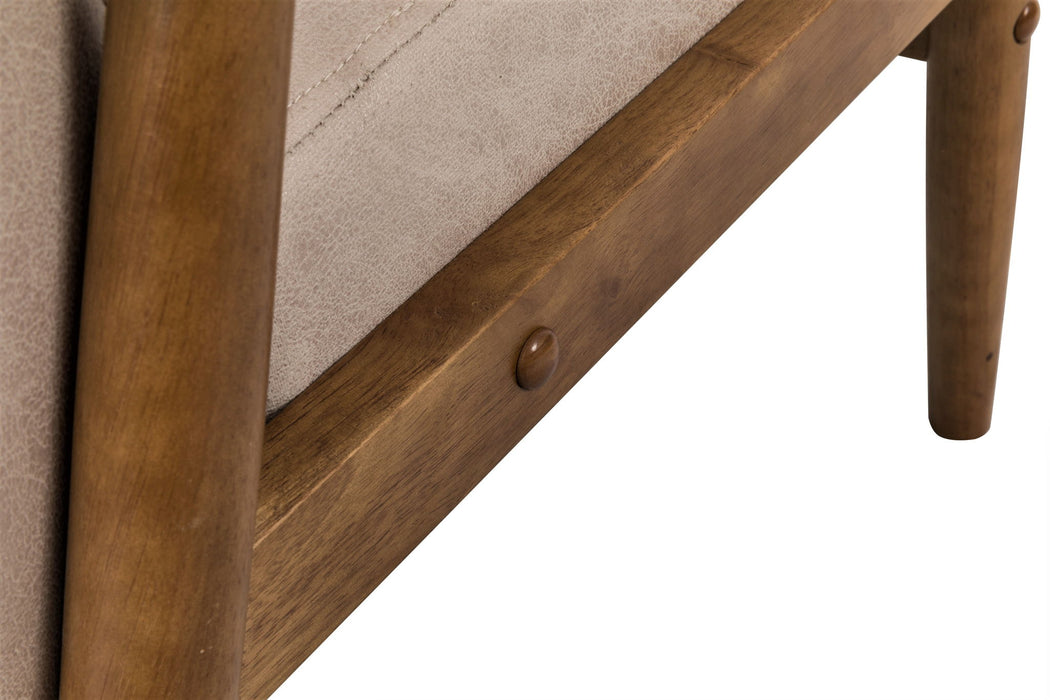 Wide Classic Mid-Century Modern Arm Chair