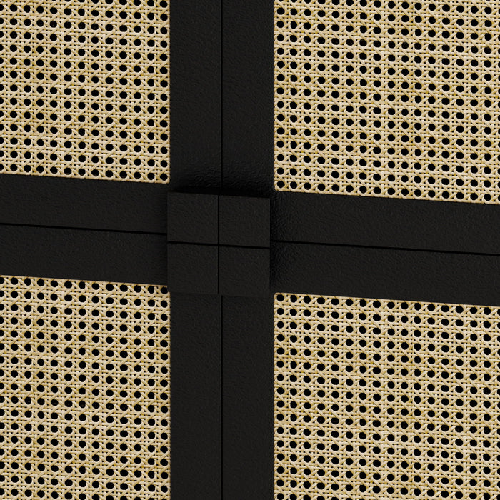 4 Door Storage Cabinet With 8 Shelves