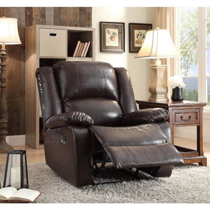 Vita - Motion Recliner - Espresso Synthetic Leather