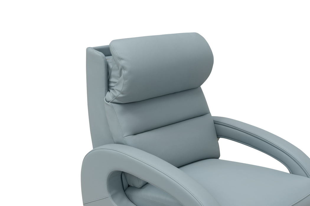 Gunter - 3P Recliner Swivel Glider - Troy-Robin Blue