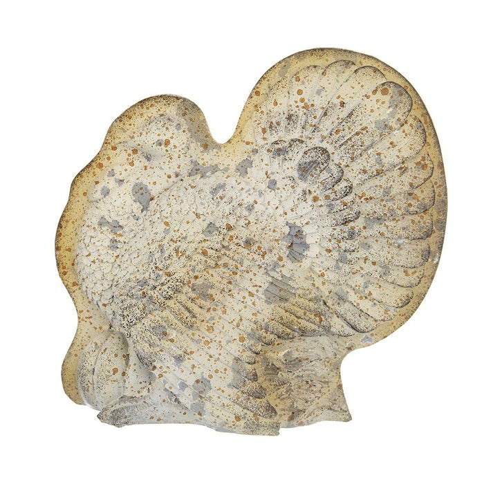 Resin Turkey With Pumpkin Rustic, For Harvest Festival Fall Festival & Thanksgiving Table Decorations (Set of 2) - Gray