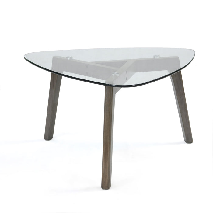 Modern Coffee Table With Wood Construction And Compact Design
