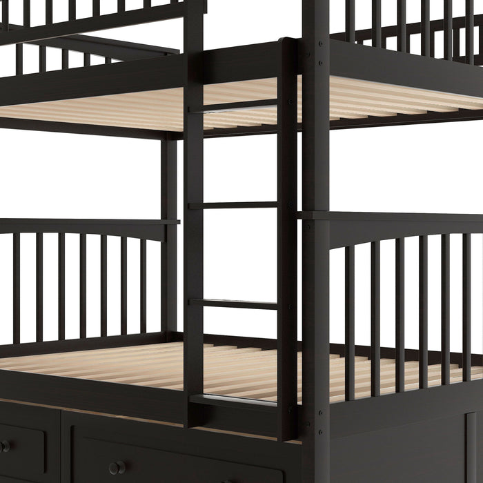 Bunk Bed With Drawers, Convertible Design