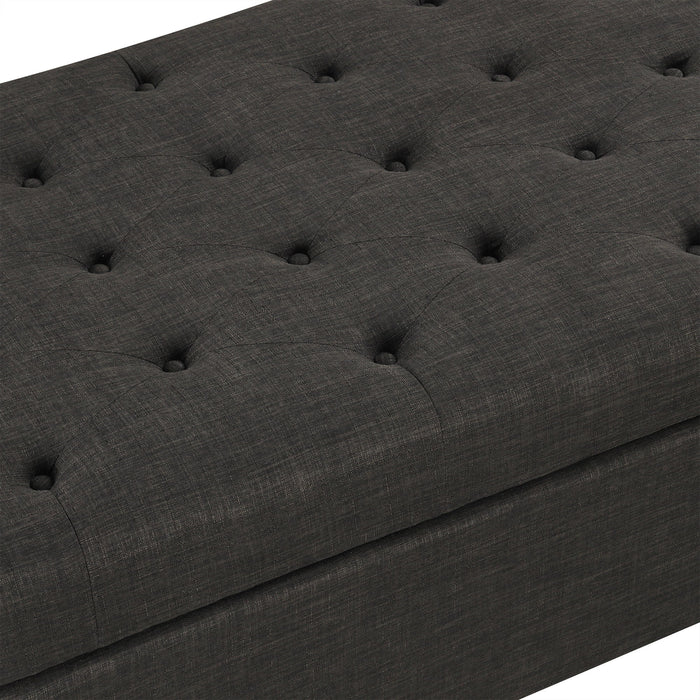 Convertible Folding Sofa Bed Ottoman With Memory Mattress And Tufted Design