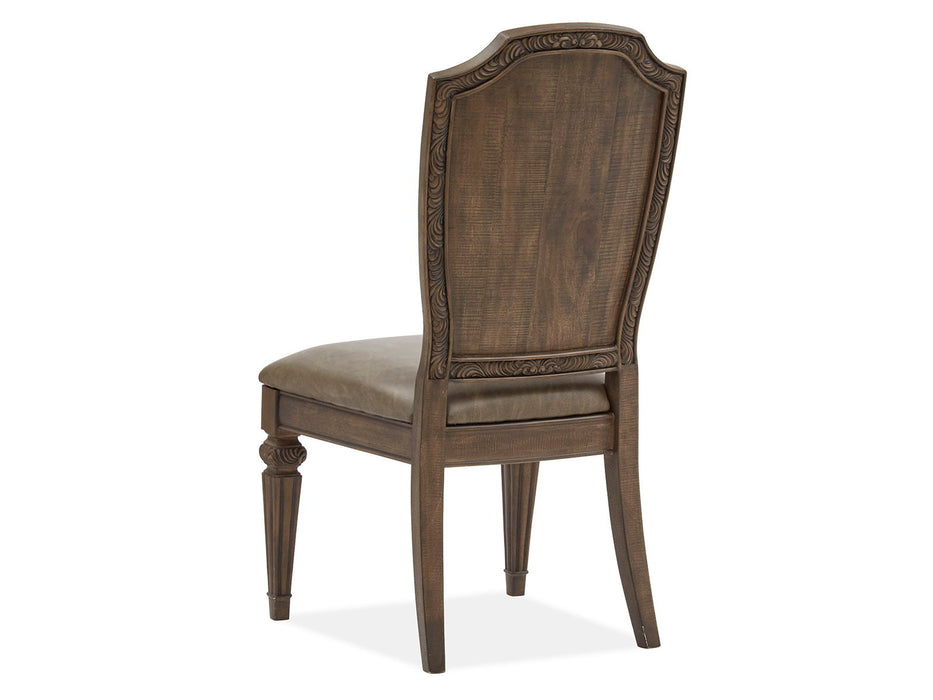 Durango - Wood Dining Side Chair With Upholstered Seat and Back (Set of 2) - Willadeene Brown