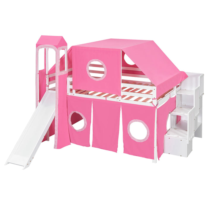 Loft Bed With Tent And Tower