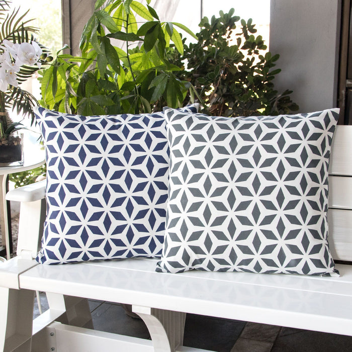 Crystal Burst - Outdoor & Indoor Pillow