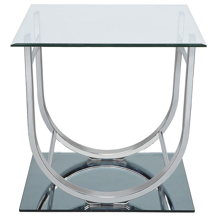 Garrett - 2 Piece Coffee Table Set - Chrome