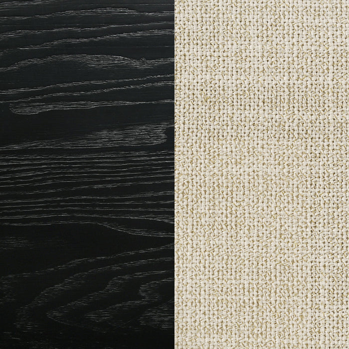 Arini 56-inch Eastern King Panel Bed Cream and Black