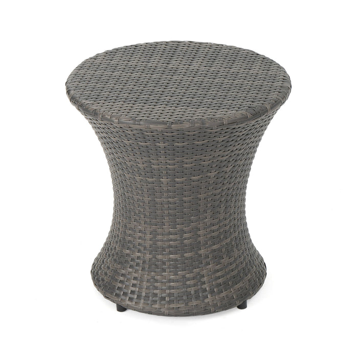 Thrive - Hourglass Rattan Table With No Glass Top