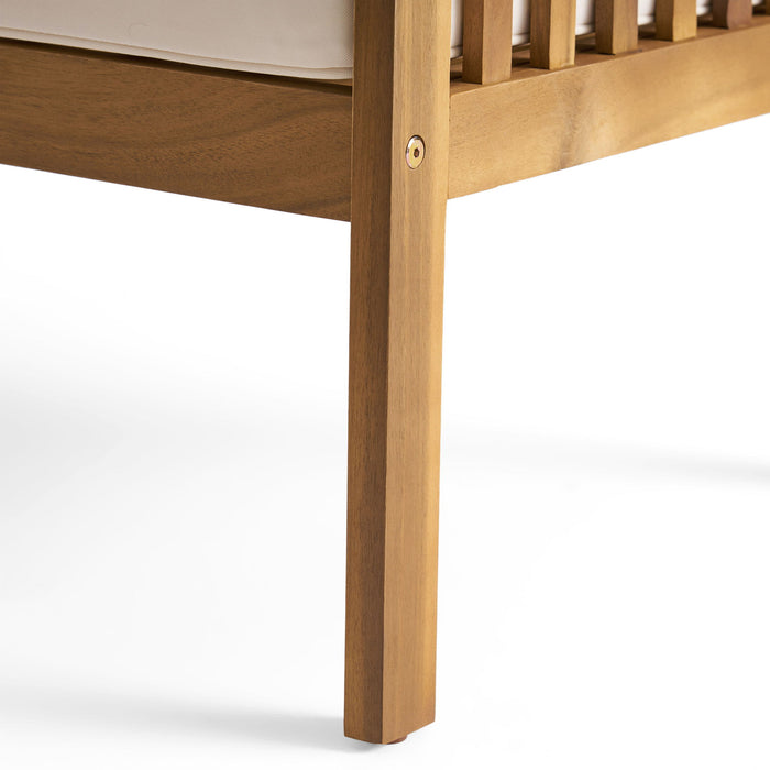 Casa - Acacia Club Chair Coastal Classic Outdoor Seating, Waterproof Fabric