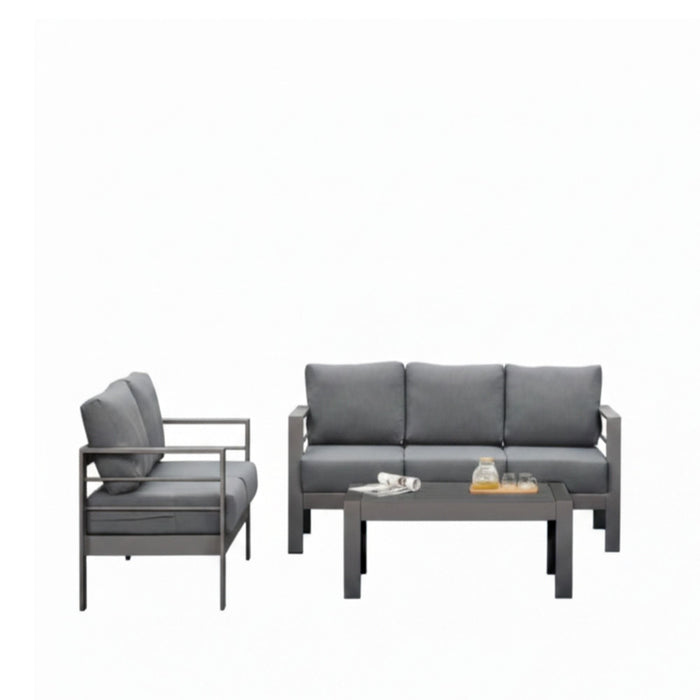 Outdoor Patio Set, All-Weather With Thick Cushions